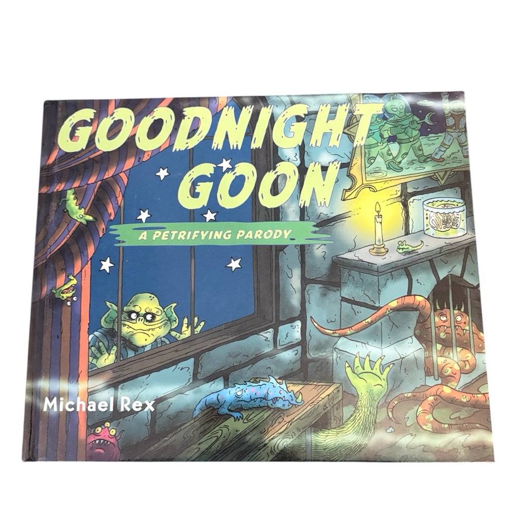 🌟 Goodnight Goon by Michael Rex
Hardback BOOK  A Parody Board Book 3for$30
